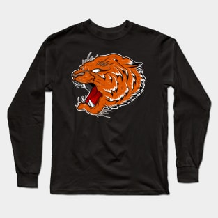 Tattoo tiger Long Sleeve T-Shirt
